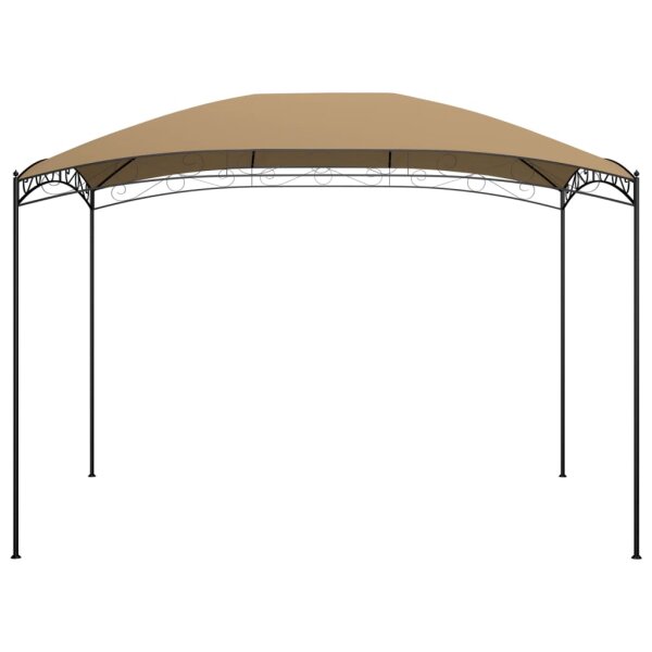 vidaXL Pavillon 3x4x2,65 m Taupe 180 g/m&sup2;