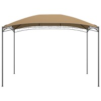 vidaXL Pavillon 3x4x2,65 m Taupe 180 g/m&sup2;