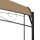 vidaXL Pavillon 3x4x2,65 m Taupe 180 g/m&sup2;