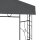 vidaXL Pavillon 3x3x2,7 m Anthrazit 160 g/m&sup2;