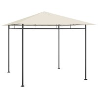 vidaXL Pavillon 3x3x2,7 m Taupe 180 g/m²