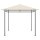 vidaXL Pavillon 3x3x2,7 m Taupe 180 g/m&sup2;