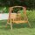 vidaXL Schaukelbank Bugholz Massiv mit Teak-Finish 126x63x92 cm
