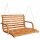 vidaXL Schaukelbank Bugholz Massiv mit Teak-Finish 126x63x92 cm