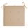 vidaXL Gartenstuhl-Kissen 6 Stk. Beige 40x40x3 cm Oxford-Gewebe