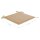 vidaXL Gartenstuhl-Kissen 6 Stk. Beige 40x40x3 cm Oxford-Gewebe