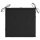 vidaXL Gartenstuhl-Kissen 6 Stk. Schwarz 40x40x3 cm Oxford-Gewebe