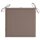 vidaXL Gartenstuhl-Kissen 6 Stk. Taupe 40x40x3 cm Oxford-Gewebe