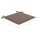 vidaXL Gartenstuhl-Kissen 6 Stk. Taupe 40x40x3 cm Oxford-Gewebe