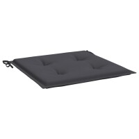 vidaXL Gartenstuhl-Kissen 6 Stk. Anthrazit 50x50x3 cm Oxford-Gewebe