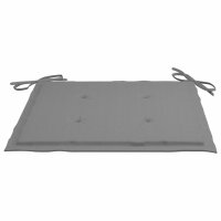 vidaXL Gartenstuhl-Kissen 4 Stk. Grau 50x50x3 cm Oxford-Gewebe