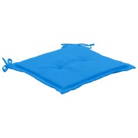 vidaXL Gartenstuhl-Kissen 4 Stk. Blau 50x50x3 cm Oxford-Gewebe