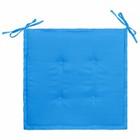 vidaXL Gartenstuhl-Kissen 4 Stk. Blau 50x50x3 cm Oxford-Gewebe