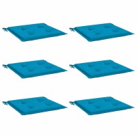 vidaXL Gartenstuhl-Kissen 6 Stk. Blau 50x50x3 cm Oxford-Gewebe