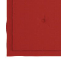 vidaXL Gartenstuhl-Kissen 4 Stk. Rot 50x50x3 cm Oxford-Gewebe