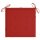 vidaXL Gartenstuhl-Kissen 4 Stk. Rot 50x50x3 cm Oxford-Gewebe