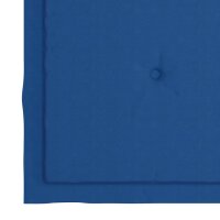 vidaXL Gartenstuhl-Kissen 4 Stk. Königsblau 50x50x3 cm Oxford-Gewebe