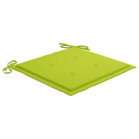 vidaXL Gartenstuhl-Kissen 4 Stk. Hellgrün 50x50x3 cm Oxford-Gewebe