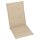 vidaXL Gartenstuhlauflagen f&uuml;r Hochlehner 6Stk. Beige 120x50x3cm Stoff