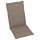 vidaXL Gartenstuhlauflagen f&uuml;r Hochlehner 6Stk. Taupe 120x50x3cm Stoff