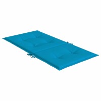 vidaXL Gartenstuhlauflagen f&uuml;r Niedriglehner 6 Stk. Blau 100x50x3 cm