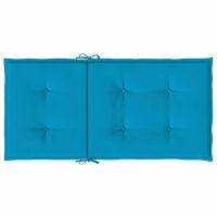 vidaXL Gartenstuhlauflagen f&uuml;r Niedriglehner 6 Stk. Blau 100x50x3 cm