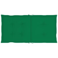 vidaXL Gartenstuhlauflagen f&uuml;r Niedriglehner 6 Stk. Gr&uuml;n 100x50x3 cm