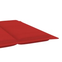 vidaXL Sonnenliegen-Auflage Rot 186x58x3 cm Oxford-Gewebe