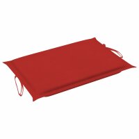 vidaXL Sonnenliegen-Auflage Rot 186x58x3 cm Oxford-Gewebe