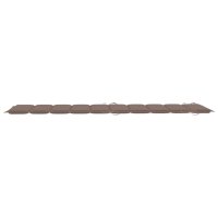 vidaXL Sonnenliegen-Auflage Taupe 186x58x3 cm Oxford-Gewebe