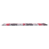 vidaXL Sonnenliegen-Auflage Rot Karomuster 186x58x3 cm Oxford-Gewebe