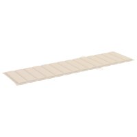 vidaXL Sonnenliegen-Auflage Creme 200x50x3 cm Oxford-Gewebe