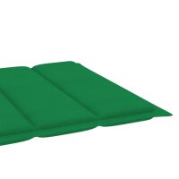 vidaXL Sonnenliegen-Auflage Gr&uuml;n 200x50x3 cm Oxford-Gewebe