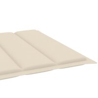 vidaXL Sonnenliegen-Auflage Creme 200x60x3 cm Oxford-Gewebe