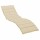 vidaXL Sonnenliegen-Auflage Beige 200x60x3 cm Oxford-Gewebe