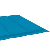 vidaXL Sonnenliegen-Auflage Blau 200x60x3 cm Oxford-Gewebe