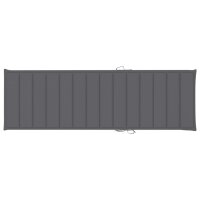 vidaXL Sonnenliegen-Auflage Anthrazit 200x70x3 cm Oxford-Gewebe