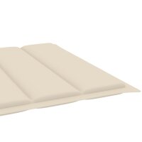 vidaXL Sonnenliegen-Auflage Creme 200x70x3 cm Oxford-Gewebe