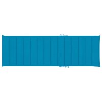 vidaXL Sonnenliegen-Auflage Blau 200x70x3 cm Oxford-Gewebe