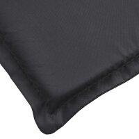 vidaXL Sonnenliegen-Auflage Schwarz 200x70x3 cm Oxford-Gewebe