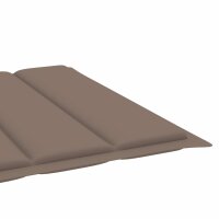 vidaXL Sonnenliegen-Auflage Taupe 200x70x3 cm Oxford-Gewebe