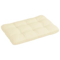 vidaXL Palettenkissen Creme 120x80x10 cm Stoff