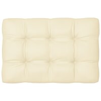 vidaXL Palettenkissen Creme 120x80x10 cm Stoff