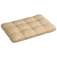 vidaXL Palettenkissen Beige 120x80x10 cm Stoff