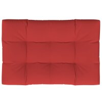 vidaXL Palettenkissen Rot 120x80x10 cm Stoff