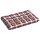 vidaXL Palettenkissen Rot Karomuster 120x80x10 cm Stoff