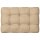 vidaXL Palettenkissen 5-tlg. Beige Stoff