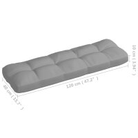 vidaXL Palettensofa-Auflagen 7 Stk. Grau