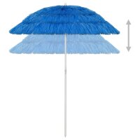 vidaXL Hawaii Sonnenschirm Blau 180 cm