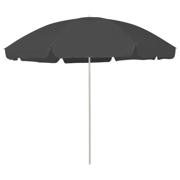 vidaXL Strandschirm Anthrazit 300 cm